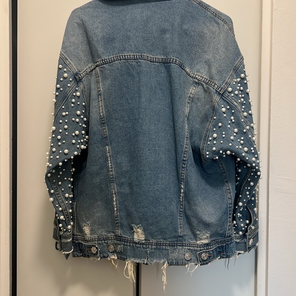Sunset & Spring Pearl Jean Jacket - Picture 6 of 6